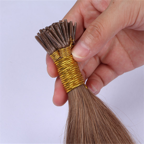 Dark Brown #12 I Tip Hair Extensions Human Hair 1g Per Strands  Pre Bonded Hair Extensions YL348